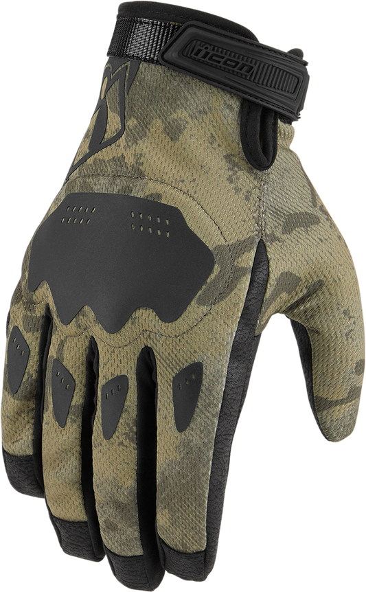 ICON Hooligan™ CE Gloves - Tan Camo - Large 3301-4410