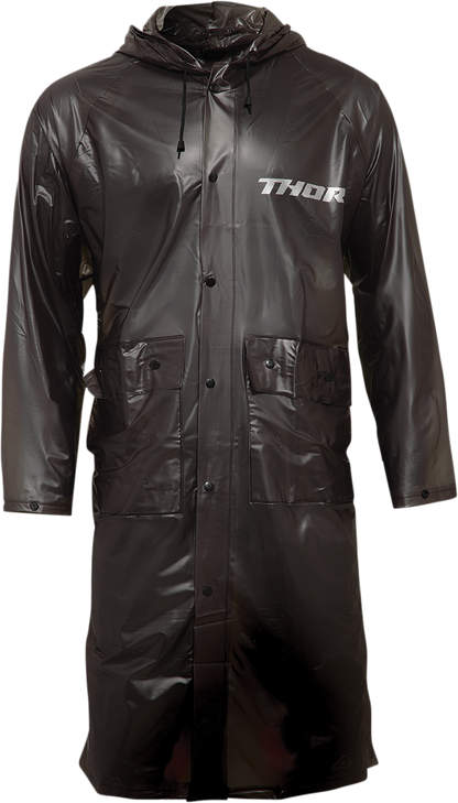 THOR Trench Rain Jacket - Black - One Size Fits Most 2854-0257