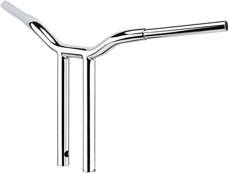 LA CHOPPERS Handlebar - Kage Fighter - One Piece - 10" - Chrome LA-7337-10