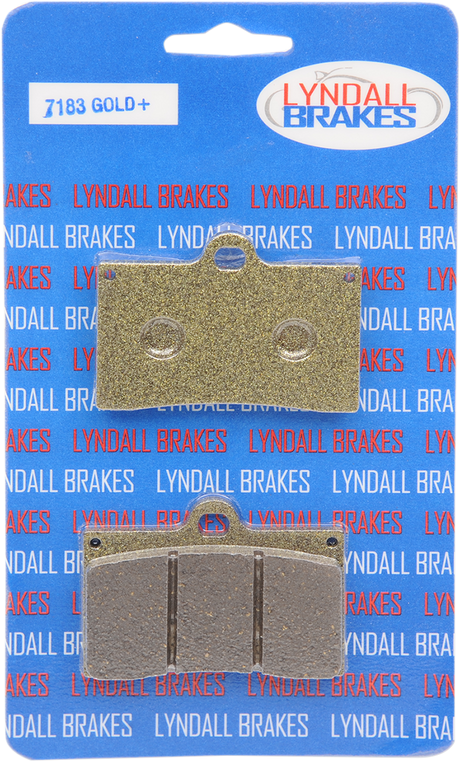 LYNDALL RACING BRAKES LLC Brake Pads - Gold+ Brembo 7138-GPLUS