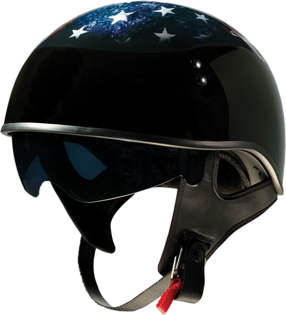 Z1R Vagrant Helmet - USA Skull - Black - Small 0103-1308