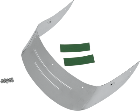 DRAG SPECIALTIES Fender Skirt - Chrome - Rear 77131A