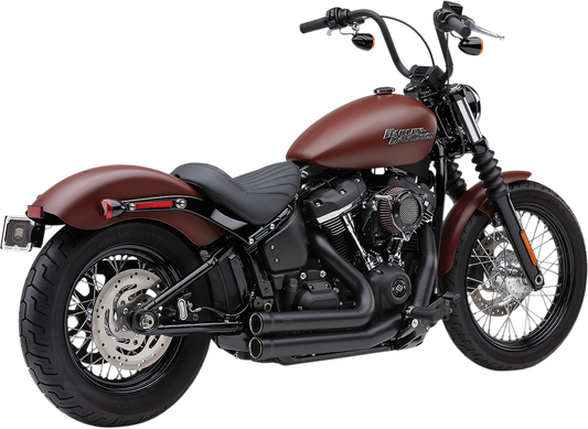 COBRA 909 Exhaust - Black - '18-'20 Softail 6712B