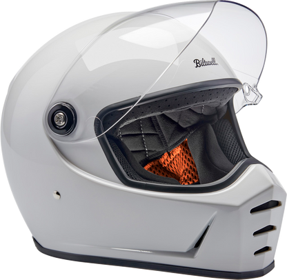 BILTWELL Lane Splitter Helmet - Gloss White - XS 1004-104-501