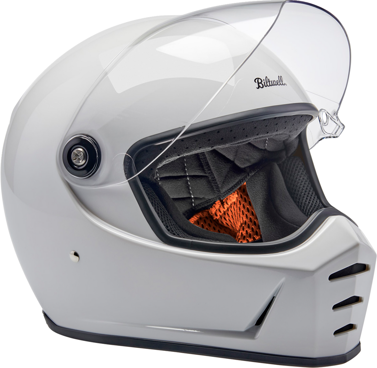 BILTWELL Lane Splitter Helmet - Gloss White - 2XL 1004-104-506