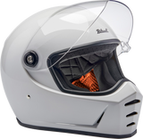 BILTWELL Lane Splitter Helmet - Gloss White - XL 1004-104-505