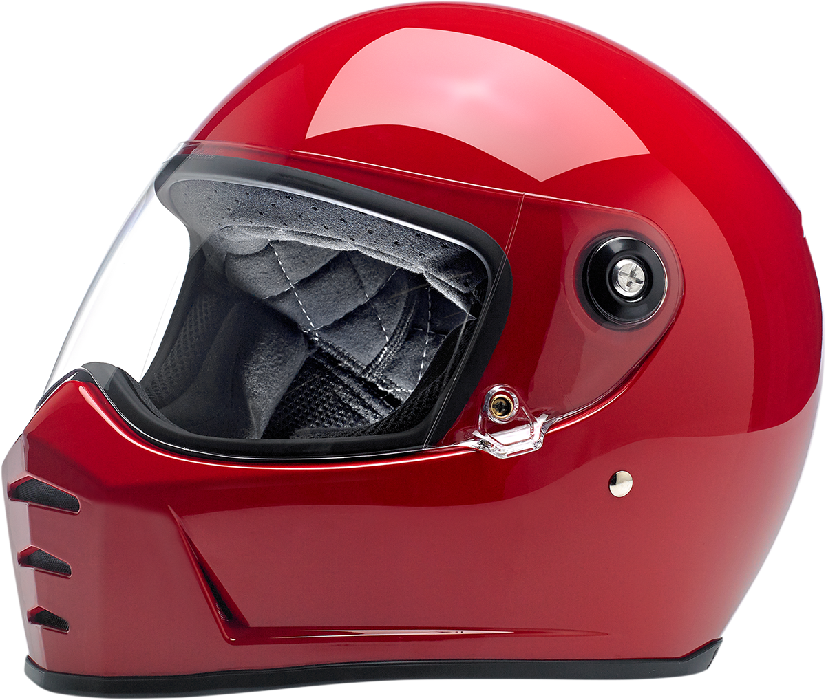 BILTWELL Lane Splitter Helmet - Gloss Blood Red - Small 1004-837-102