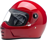 BILTWELL Lane Splitter Helmet - Gloss Blood Red - XS 1004-837-101