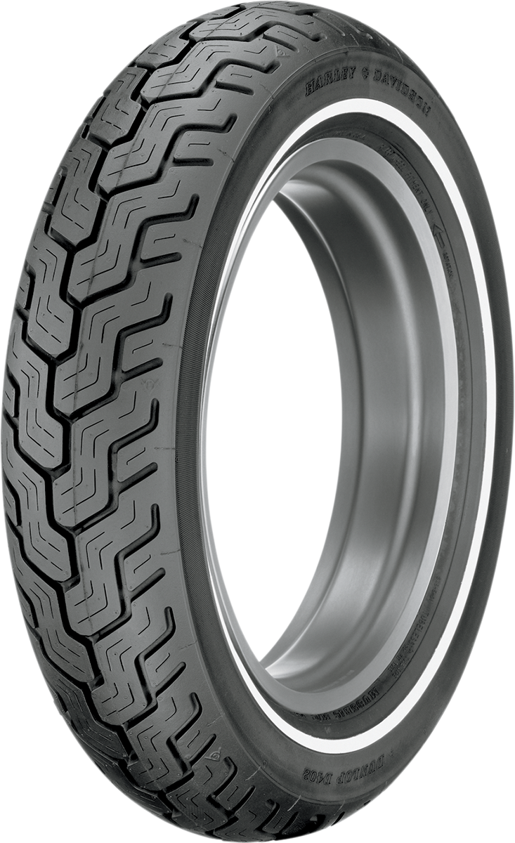 DUNLOP Tire - Harley-Davidson® D402™ - Rear - MU85B16 - Narrow Whitewall - 77H 45006751