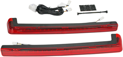 CUSTOM DYNAMICS LED Run/Brake Tour-Pak® Arms - Red Lens - '06-'13 PB-TP-ARM-13R