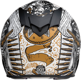 Z1R Warrant Helmet - Sombrero - White/Gold - Small 0101-14165