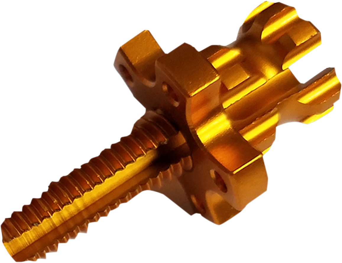 POWERSTANDS RACING Cable Adjuster - Clutch - M8 x 1.25 - Gold 00-02150-23