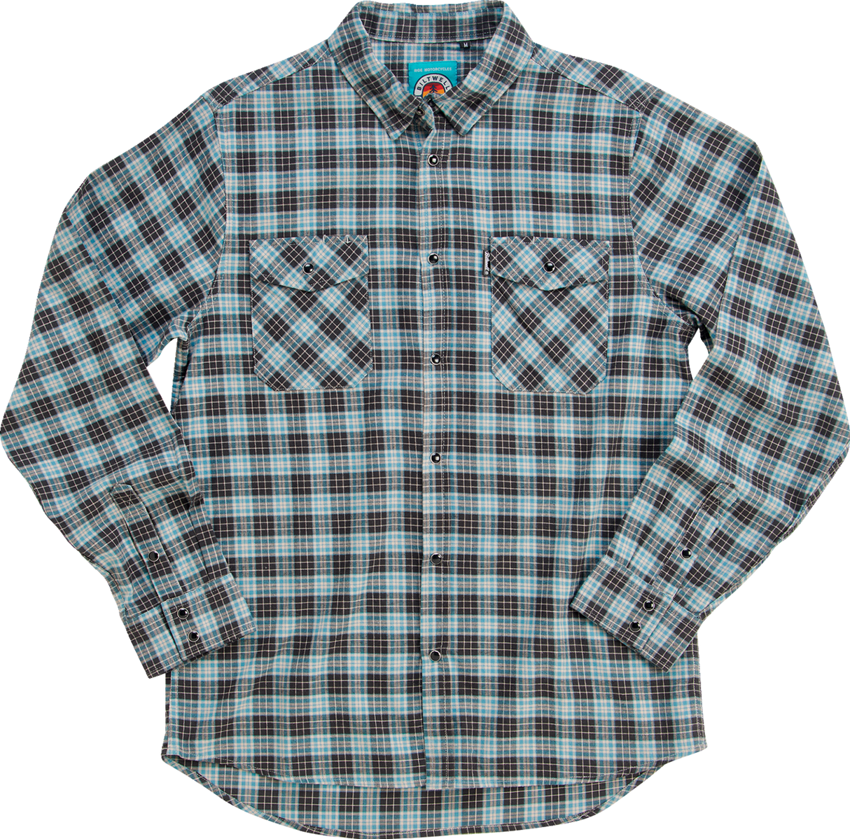 BILTWELL Pacific Flannel Shirt - Large 8145-069-004