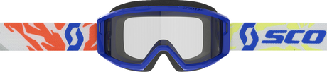 SCOTT Youth Primal Goggles - Blue - Clear 4030260003043