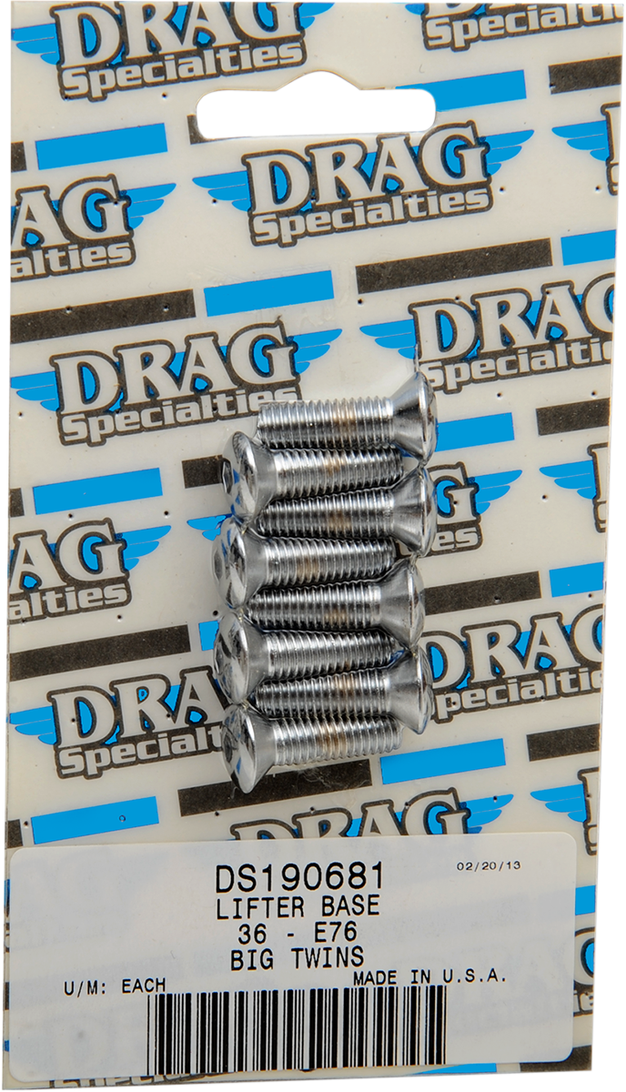 DRAG SPECIALTIES Bolt Set - Allen-Head - Lifter Base MK231