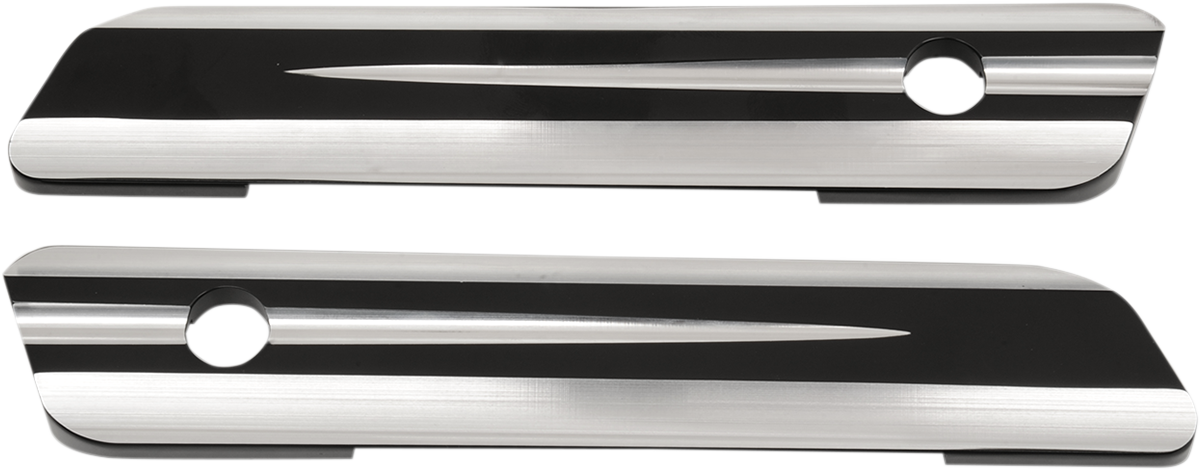 DRAG SPECIALTIES Cubiertas de bisagras - Negras - FLT '14-'22 S77-0149B