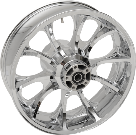 COASTAL MOTO Rear Wheel - Largo 3D - Single Disc/No ABS - Chrome - 18"x5.50" - '09+ FL 3D-LGO185CH