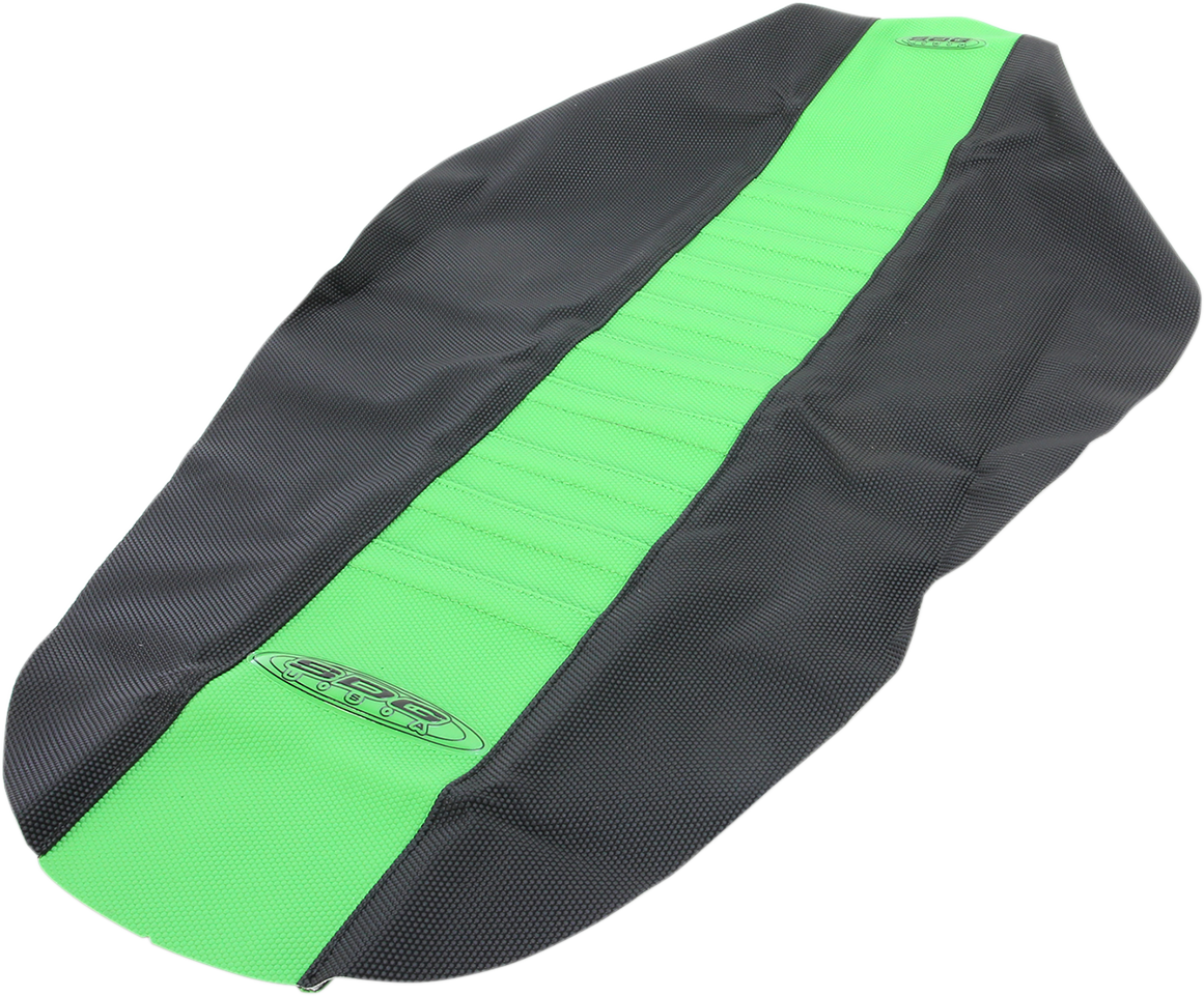 SDG Pleated Seat Cover - Green Top/Black Sides 96360GK