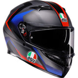 AGV Helmet K3 Striga Matte Black/Blue/Red Lg 2118381004-024-L