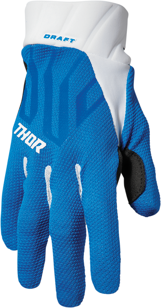 THOR Draft Gloves - Blue/White - XS 3330-6794