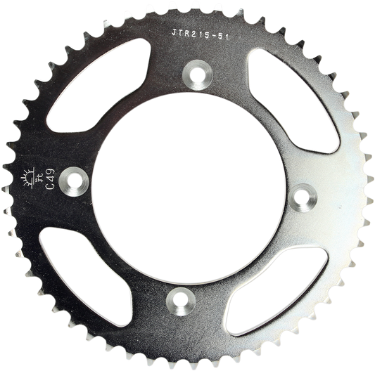 JT SPROCKETS Sprocket - Rear - Honda - 51-Tooth JTR215.51