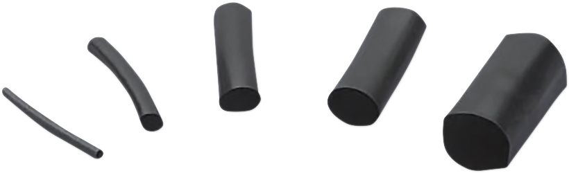 DRAG SPECIALTIES Shrink Tube .250" to .125" - 5FT - Black DRSTT261-5