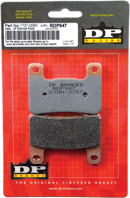 DP BRAKES RDP Racing Brake Pads - Kawasaki/Suzuki RDP947