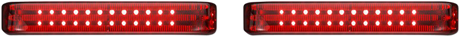 CUSTOM DYNAMICS Saddlebag LED Lights - Sequential - Black/Red PB-SBSEQ-BCM-BR