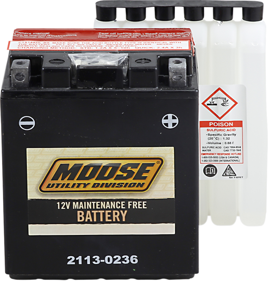 MOOSE UTILITY AGM Battery - YTX14AHL-BS 2113-0236