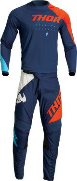 THOR Youth Sector Edge Jersey - Navy/Orange - Large 2912-2243