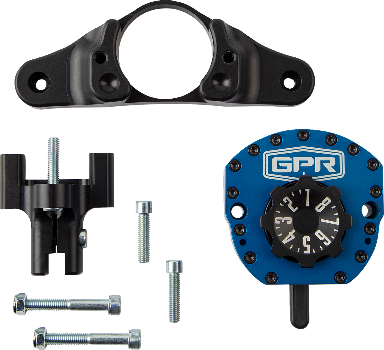 GPR V5-S Steering Damper - Blue - R6 5-5011-4005B