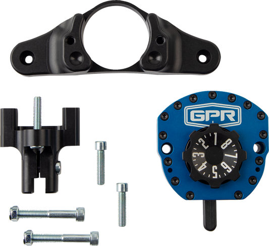 GPR V5-S Steering Damper - Blue - R6 5-5011-4005B