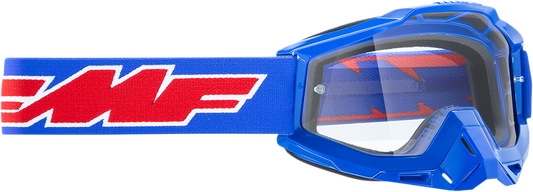 FMF PowerBomb OTG Goggles - Rocket - Blue - Clear F-50041-00002 2601-2990