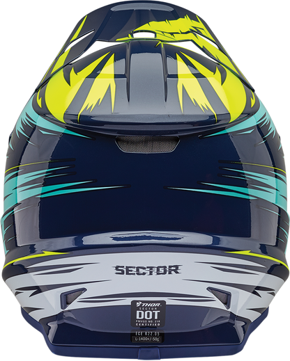 THOR Sector Visor - Warp - Navy/Teal 0132-1286