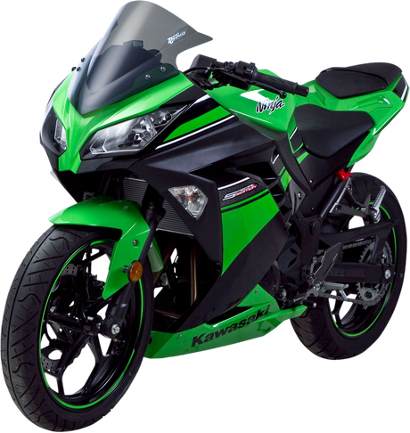 Zero Gravity Double Bubble Windscreen - Smoke - Ninja 300 16-282-02