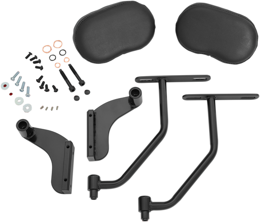 SHOW CHROME Deluxe Armrest - Passenger - Black - GL1800 52-926BK