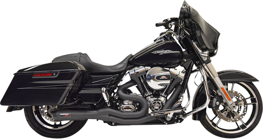 BASSANI XHAUST Road Rage II 2-Into-1 Mid-Length Exhaust System - Black 1F62B