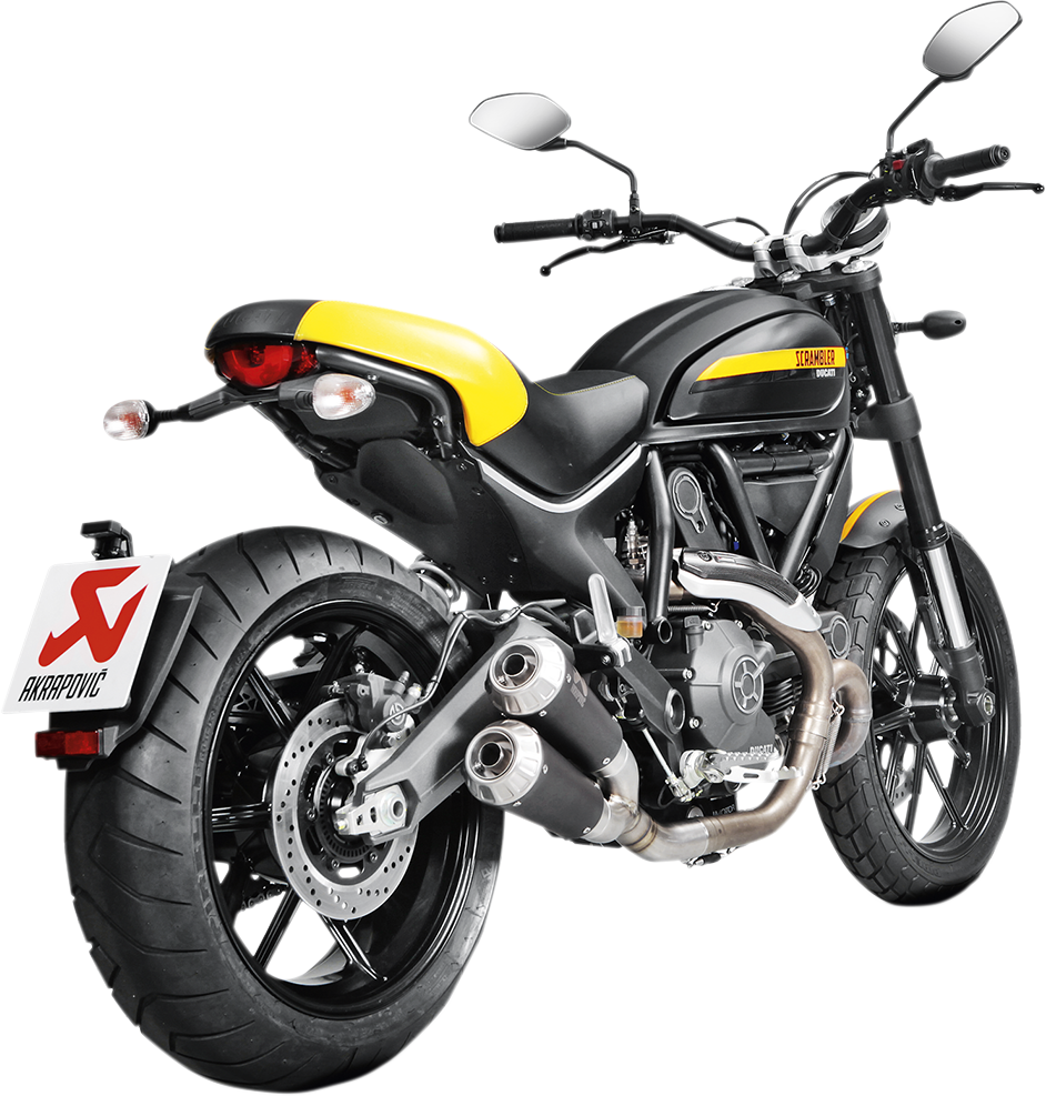 AKRAPOVIC Ducati Scrambler Silenciador Titanio Monster 797/ Scrambler 2015-2020 S-D8SO4-CUBTBL/1 1811-2948 