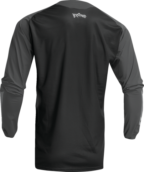 THOR Terrain Jersey - Black/Charcoal - Large 2910-7162