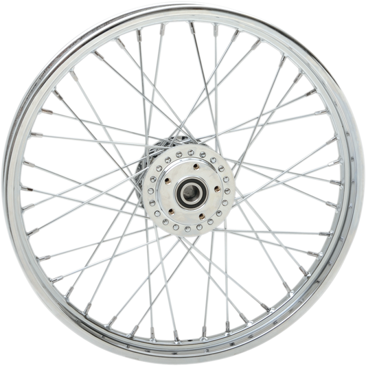 DRAG SPECIALTIES Front Wheel - Single/Dual Disc/No ABS - Chrome - 21"x2.15" - '04-'05 FXD 64383