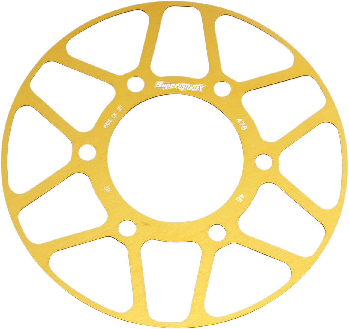 SUPERSPROX Edge Rear Sprocket Insert - Gold RACD-478-46-GLD