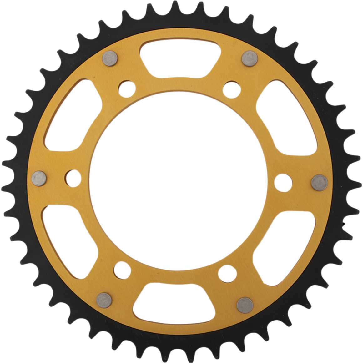 SUPERSPROX Stealth Rear Sprocket - 43 Tooth - Gold - Kawasaki/Yamaha/Suzuki RST-486-43-GLD