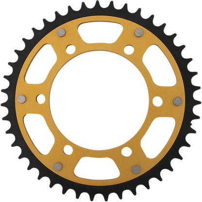 SUPERSPROX Stealth Rear Sprocket - 43 Tooth - Gold - Kawasaki/Yamaha/Suzuki RST-486-43-GLD