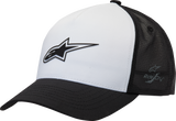 IN STOCK ALPINESTARS Advantage Tech Trucker Hat - White/Black - One Size 1212811602010OS