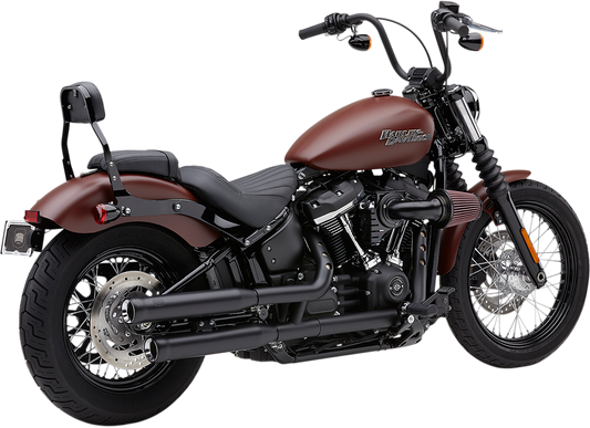 Silenciadores COBRA Neighbor Hater para Softail - Negro 6047B 