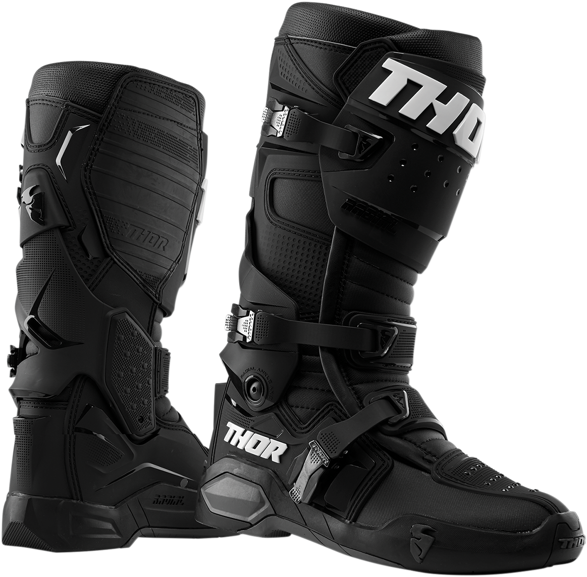 THOR Radial Boots - Black - Size 11 3410-2257