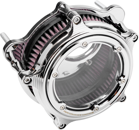 PERFORMANCE MACHINE (PM) Vision Air Cleaner - Chrome - CV 0206-2157-CH