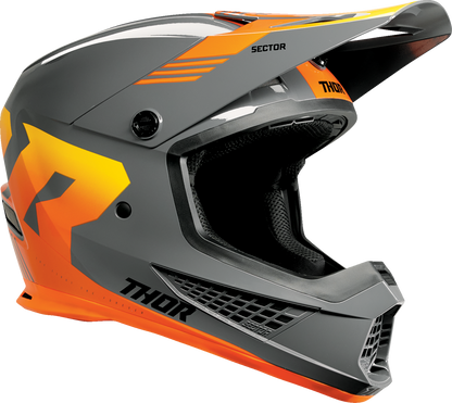 THOR Sector 2 Helmet - Carve - Charcoal/Orange - 2XL 0110-8126