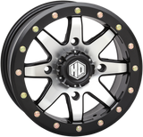 STI TIRE & WHEEL HD9 Wheel - Front/Rear - Machined Black - 14x7 - 4/156 - 6+1 (+50 mm) 14HB905