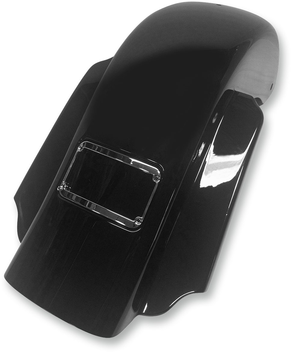 KLOCK WERKS The One Rear Fender - Frenched - Black - Steel KWF-01-0304